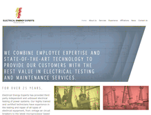 Tablet Screenshot of electricalenergyexperts.com